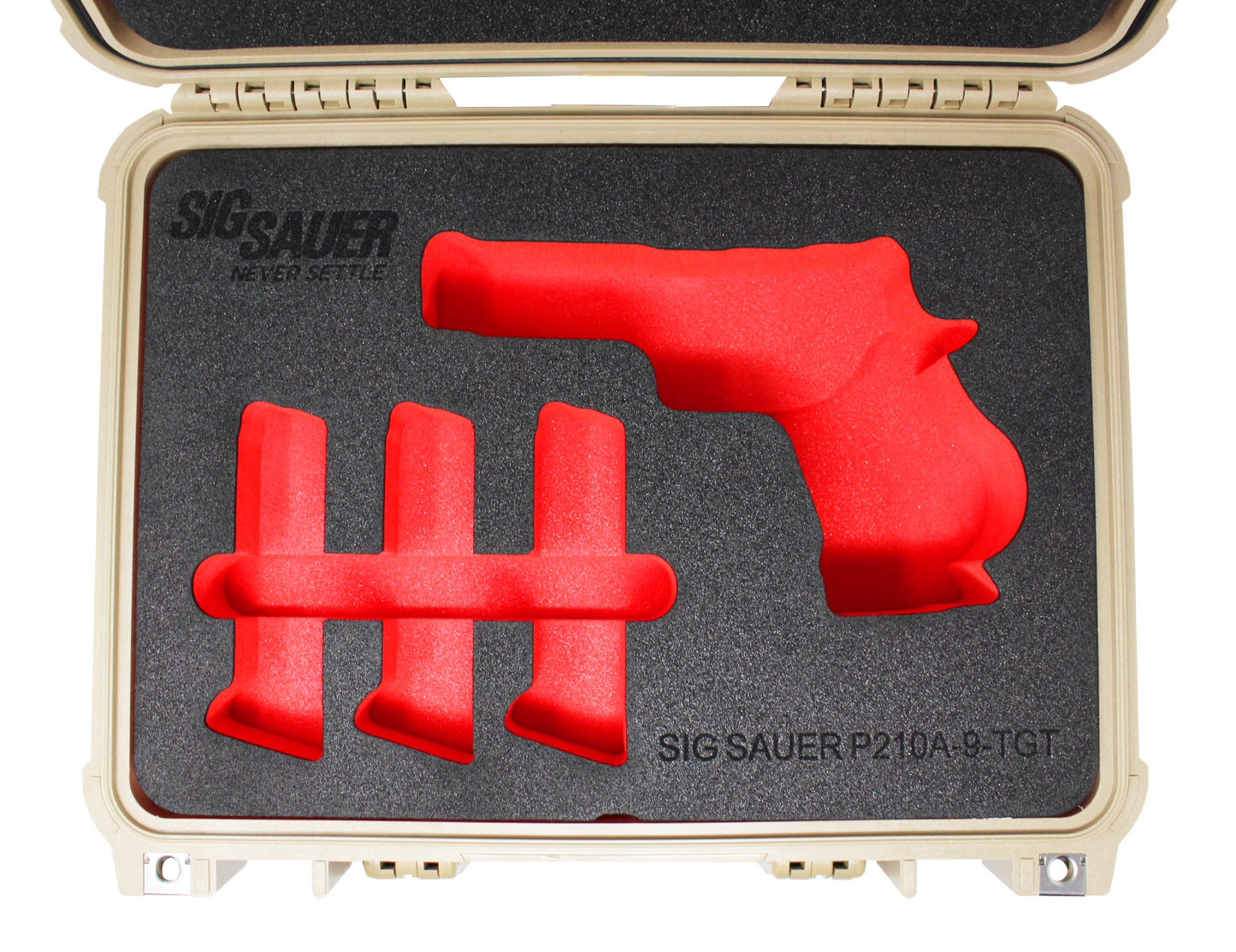 Custom Gun Case for SIG SAUER P210A-9-TGT