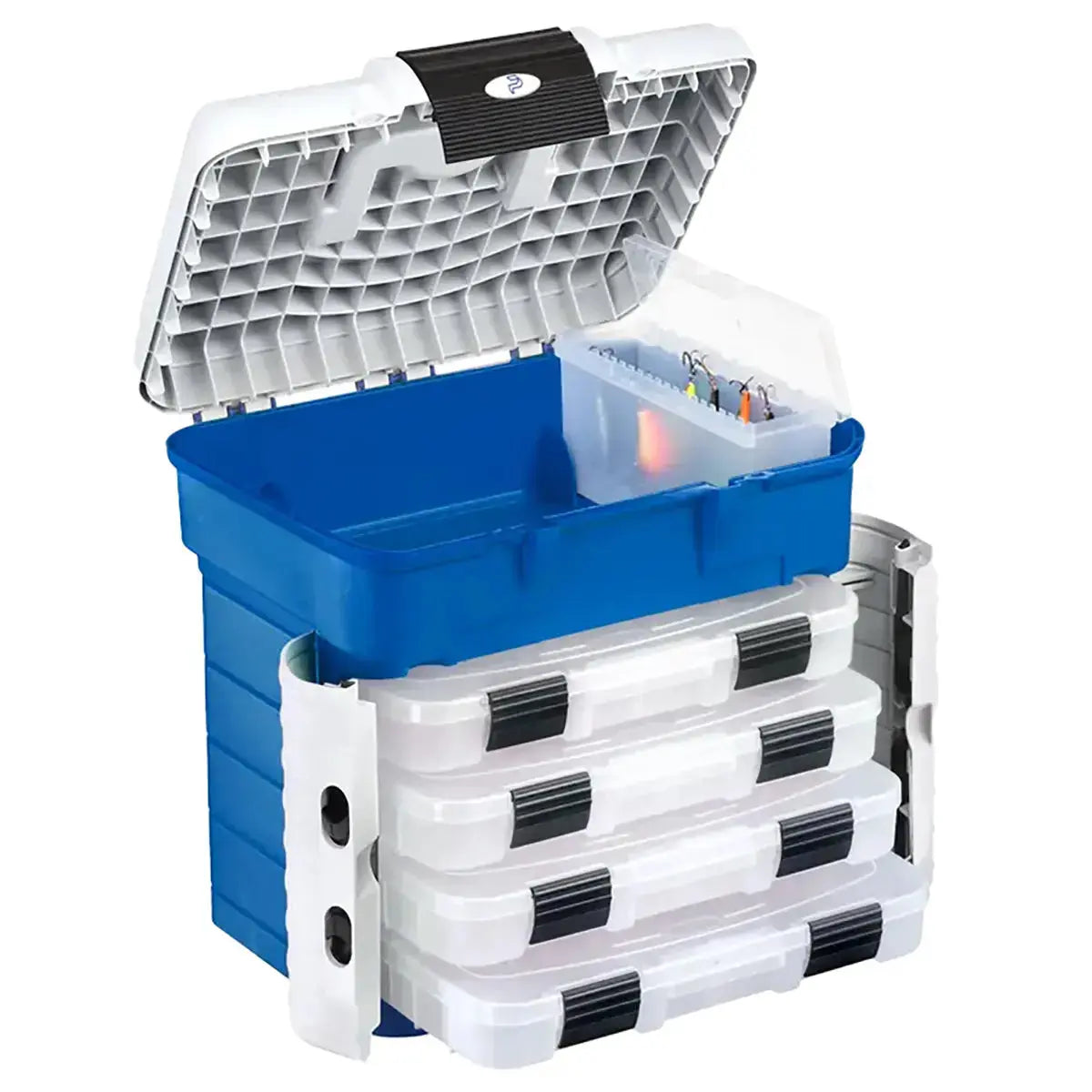 Panaro Superbox with Ergonomic Seat, 1 Spinner Bait Box and 4 Tackle Boxes Art. 194 - 501 Panaro