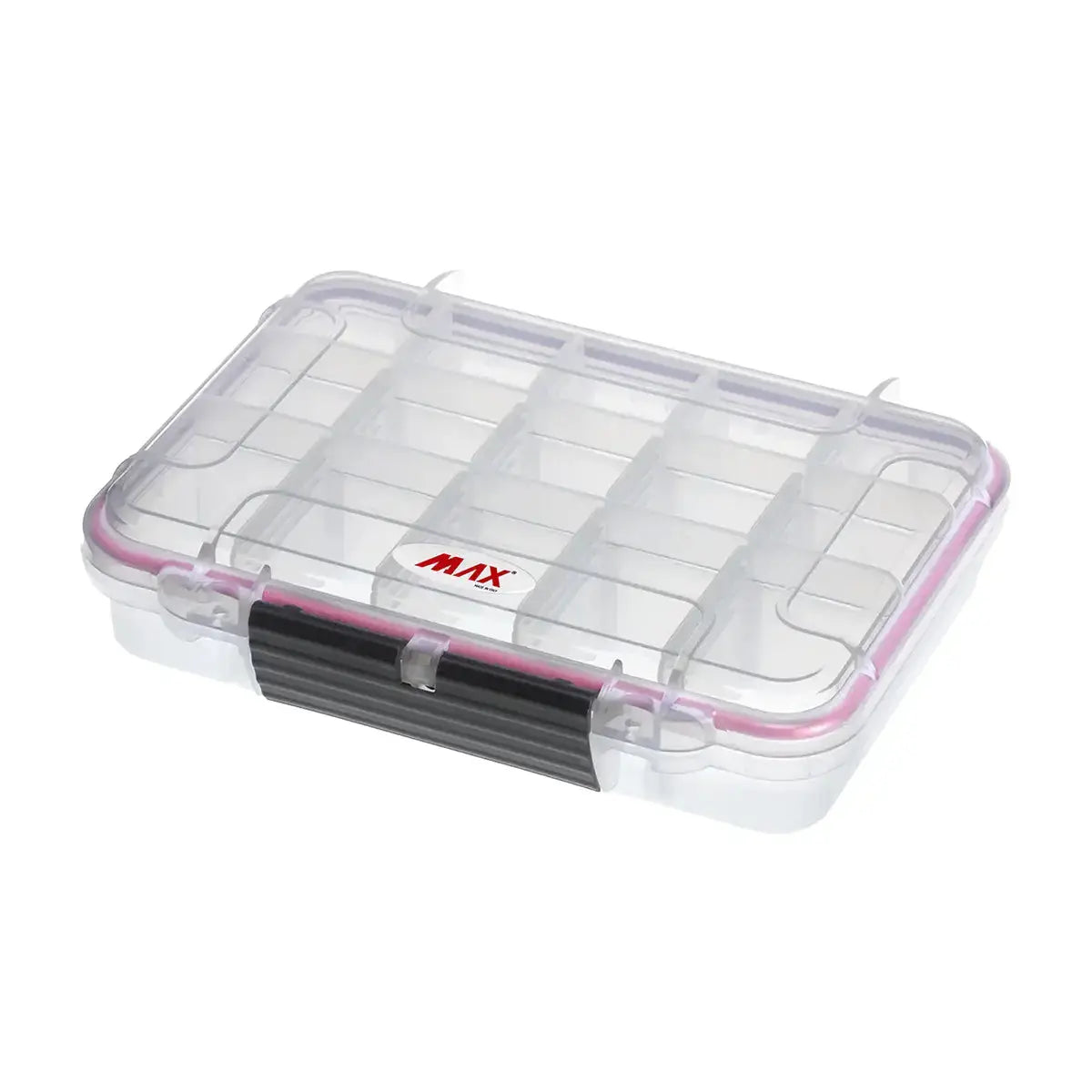 Panaro Waterproof Tackle Box with 3-15 Adjustable Compartments, 230 x 175 x 53mm - MAX002T Panaro