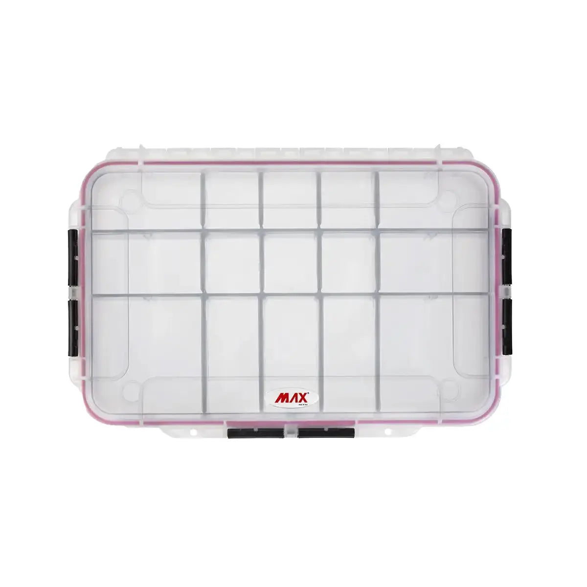 Panaro Waterproof Tackle Box with 3-15 Adjustable Compartments, 350 x 230 x 59mm - MAX003T Panaro